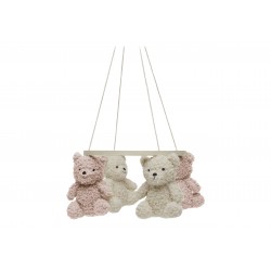 Karusell Teddy Bear - Wild Rose/Natural