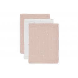 Beebilapid musliin 15x20 cm - 3 tk -Wild Rose