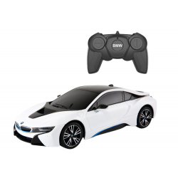 RC puldiga auto 1:18 Rastar BMW I8 valge