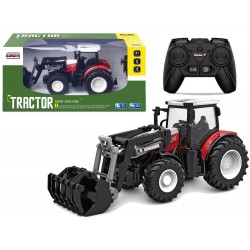 RC puldiga traktor liikuva kopaga