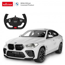 RC puldiga auto Rastar 99200 BMW X6 M 1:14 valge