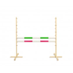 Hüppetakistus hobihobusele 120cm, kaks tala...