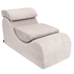 Wave Lounger laste tugitool Aesthetic kreem