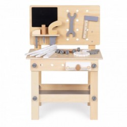 Puidust töötuba lastele tööriistalaud ECOTOYS