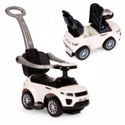 Tõukeauto 3in1 mänguauto,valge