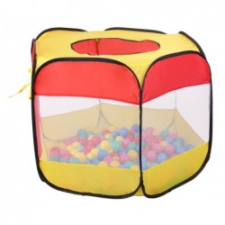 Kuusnurkne pop-up pallimeri telk + 100 palli