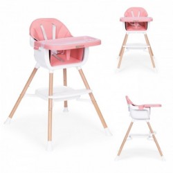 Laste toitmistool 2-in-1, roosa, ECOTOYS