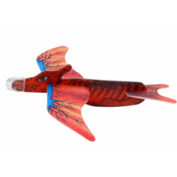 Dinosauruse vahulennuk punasega