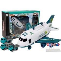 CITY kokkupandav lennuk autodega 1:64 tuled ja...