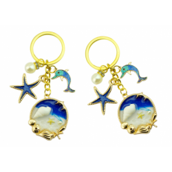 Võtmehoidja ornament Ocean Starfish Dolphin...