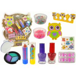 Owl nail art meigikomplekt