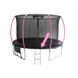 Vedrukate Sport Max 12 jalga batuudile must-roosa