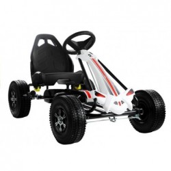 Go-Cart Monster valge/must – pumbaga rattad...