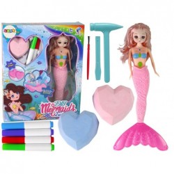 DIY Mermaid Pink Treasures kaevamiskomplekt