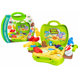 Playdough dinosauruste maailm kohvris Vormid...