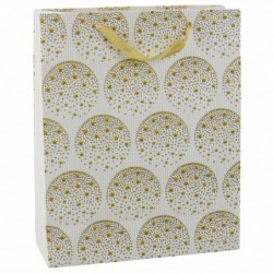 Elegantne kingikott Gold Stars White 32 x 26 x...