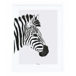 Lastetoa pilt, zebra, must/valge