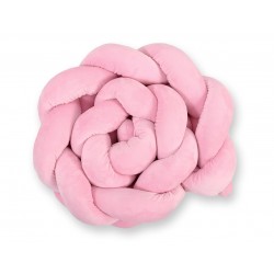 Punutud voodipehmendus Minky 180 cm, roosa